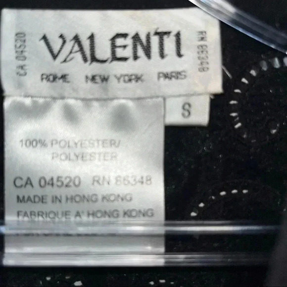 NWT- valenti- Womens / black elegant top - Picture 3 of 7